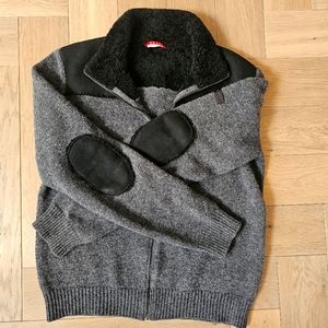 Prada wool and sheepskin fur jacket